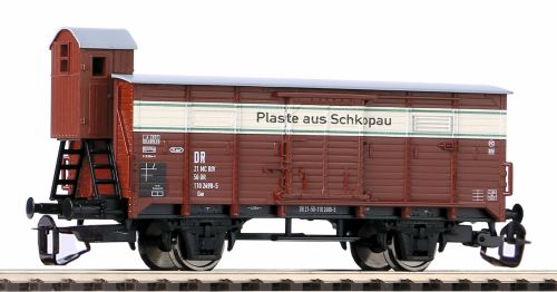 Piko 47762 TT-Ged. Güterwagen  G02 Plaste DR Ep.IV m. Bhs.